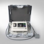 Ultrasonograf okulistyczny PIROP - gotowy do pracy w walizcen case